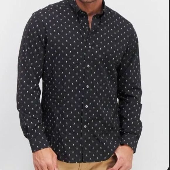 NWT Club Room Men’s slim fit button down shirt size small - Picture 2 of 7